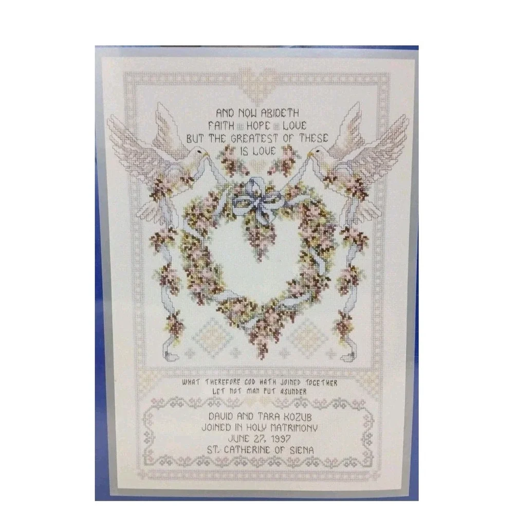 Janlynn Wedding Doves CrossStitch Kit 12